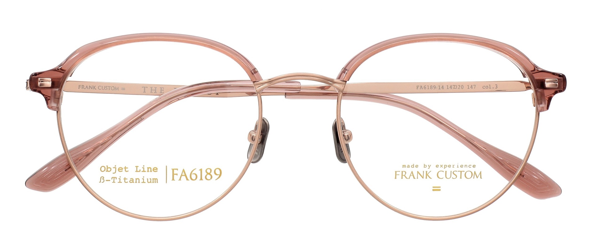 FA 6189 C 3 OR  ROSE ET CRISTAL CERISE   48 50